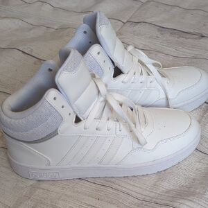 Adidas Men's White High-Top Sneakers